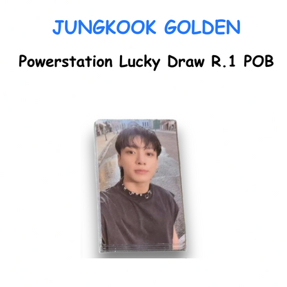 JUNGKOOK GOLDEN Powerstation Lucky Draw R.1 POB