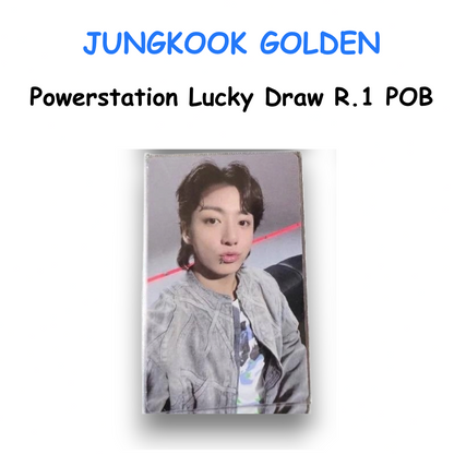 JUNGKOOK GOLDEN Powerstation Lucky Draw R.1 POB