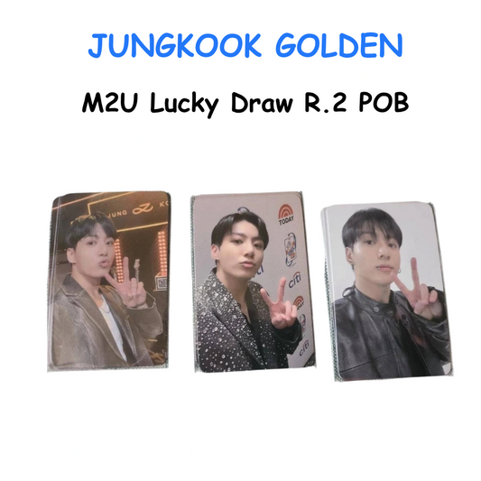 JUNGKOOK GOLDEN M2U Lucky Draw R.2 POB