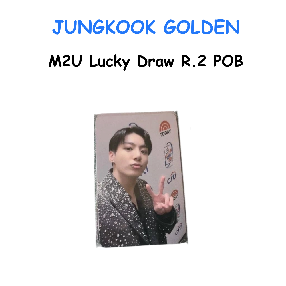 JUNGKOOK GOLDEN M2U Lucky Draw R.2 POB