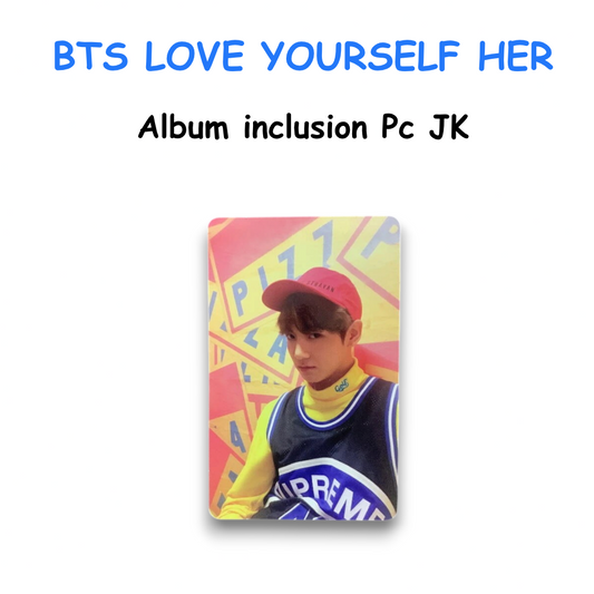 BTS LOVE YOURSELF HER Album inclusion Pc JK