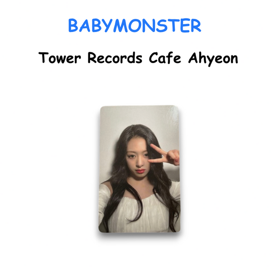 BABYMONSTER Tower Records Cafe Ahyeon AHYEON