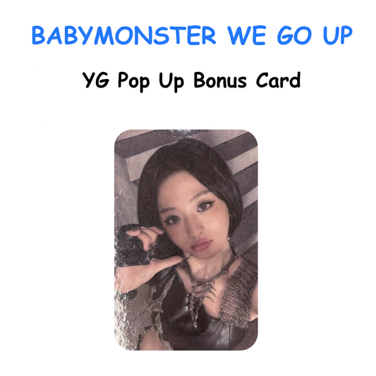 BABYMONSTER WE GO UP YG Pop Up Bonus Card