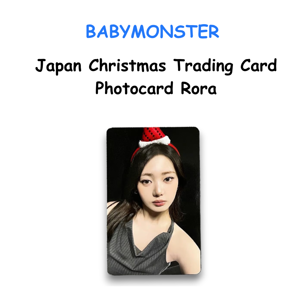 BABYMONSTER Japan Christmas Trading Card Photocard Rora
