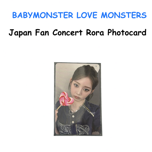 BABYMONSTER LOVE MONSTERS Japan Fan Concert Rora Photocard