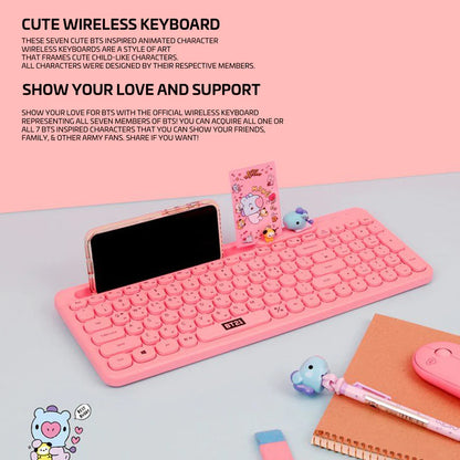 BT21 MY LITTLE BUDDY BETTER TOGETHER BLUETOOTH KEYBOARD