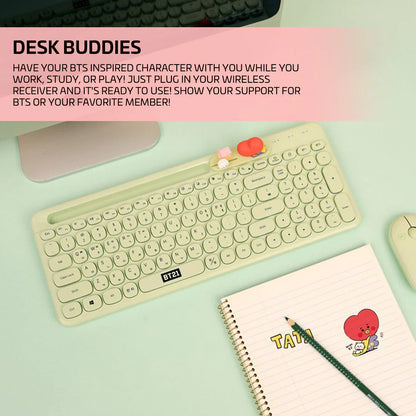 BT21 MY LITTLE BUDDY BETTER TOGETHER BLUETOOTH KEYBOARD