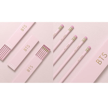 BTS Pencil Set (5-piece Set) "Dicon Vol. 2 BTS Photo Collection 『 Behind 』 JAPAN SPECIAL EDITION"