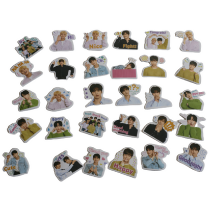 ASTRO FUNNY STICKERS 36PCS