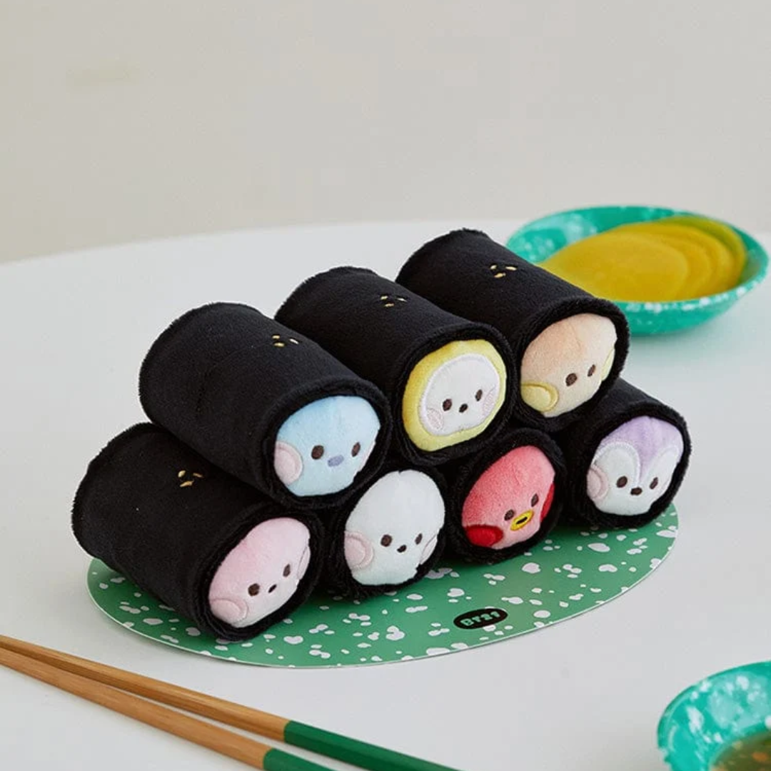 BT21 minini GIMBAP PLUSH SET BUNSIK PREORDER
