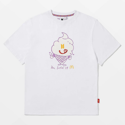 BTS X MCDONALDS'S COLLABORATION MERCH SAUCY S/S T-SHIRT (SUGA)