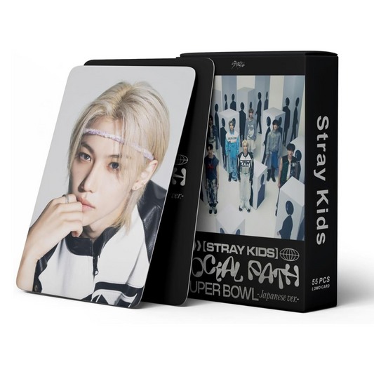 STRAY KIDS ★★★★★ (5-STAR) SOCIAL PATH HOLOGRAFICKÉ LOMO CARDS 55 KS