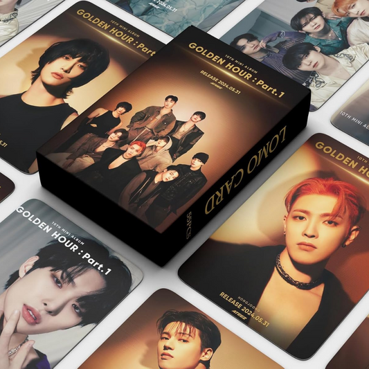 ATEEZ GOLDEN HOUR: PART. 1 LOMO CARDS 55 KS
