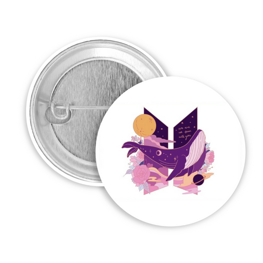 BTS WHALE PLACKA 50MM