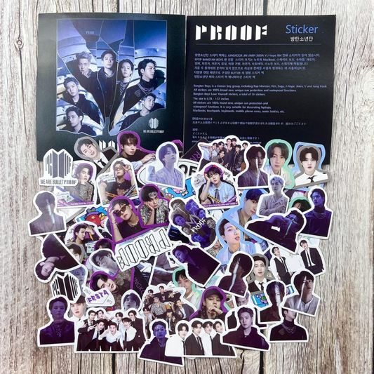BTS PROOF SET 90PCS STICKERS