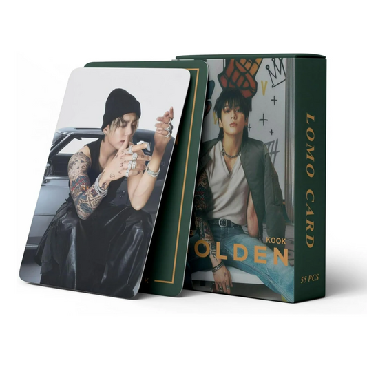 BTS JUNGKOOK GOLDEN LOMO CARDS 55KS