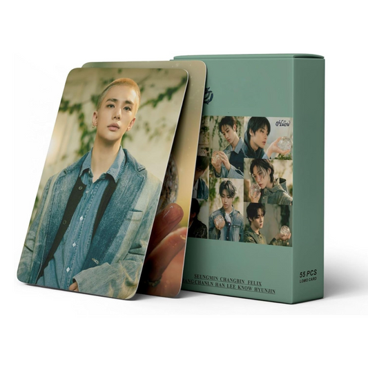 STRAY KIDS HOLLOW HOLOGRAFICKÉ LOMO CARDS 55KS