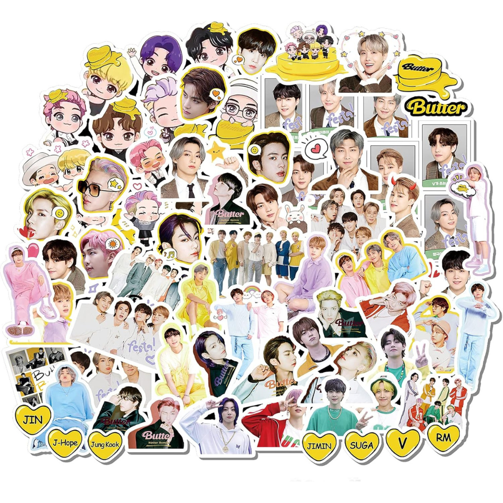 BTS BUTTER 73PCS STICKERS