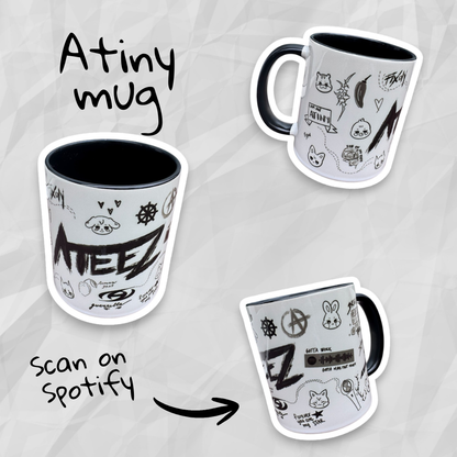 ATEEZ ATINY DOODLE MUG 300 ML