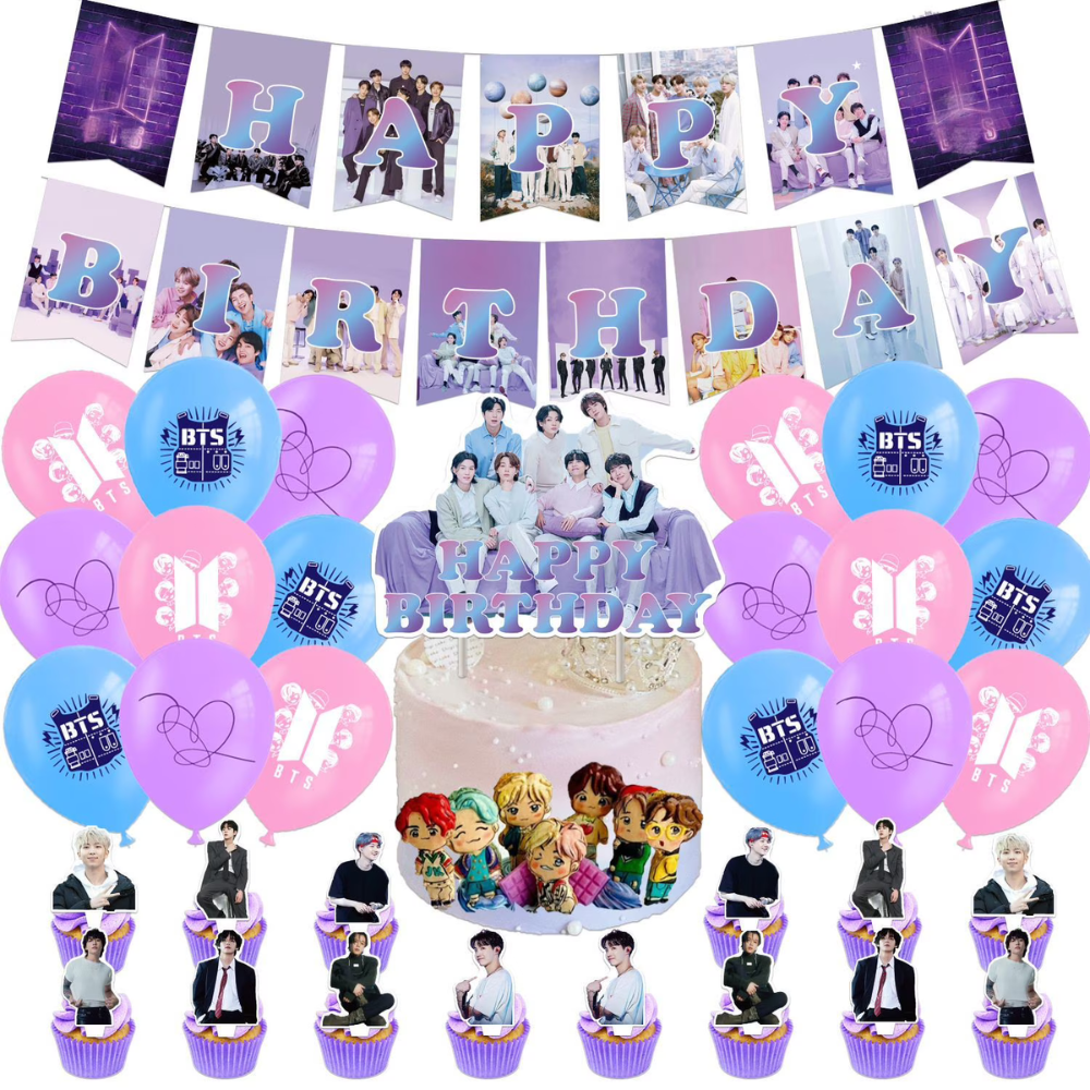 BTS BIRTHDAY PARTY DECORATION SET