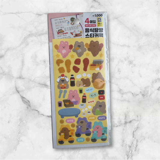 HAPPY BEARS STICKERS 4KS