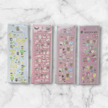 KOREAN BEAR STICKERS