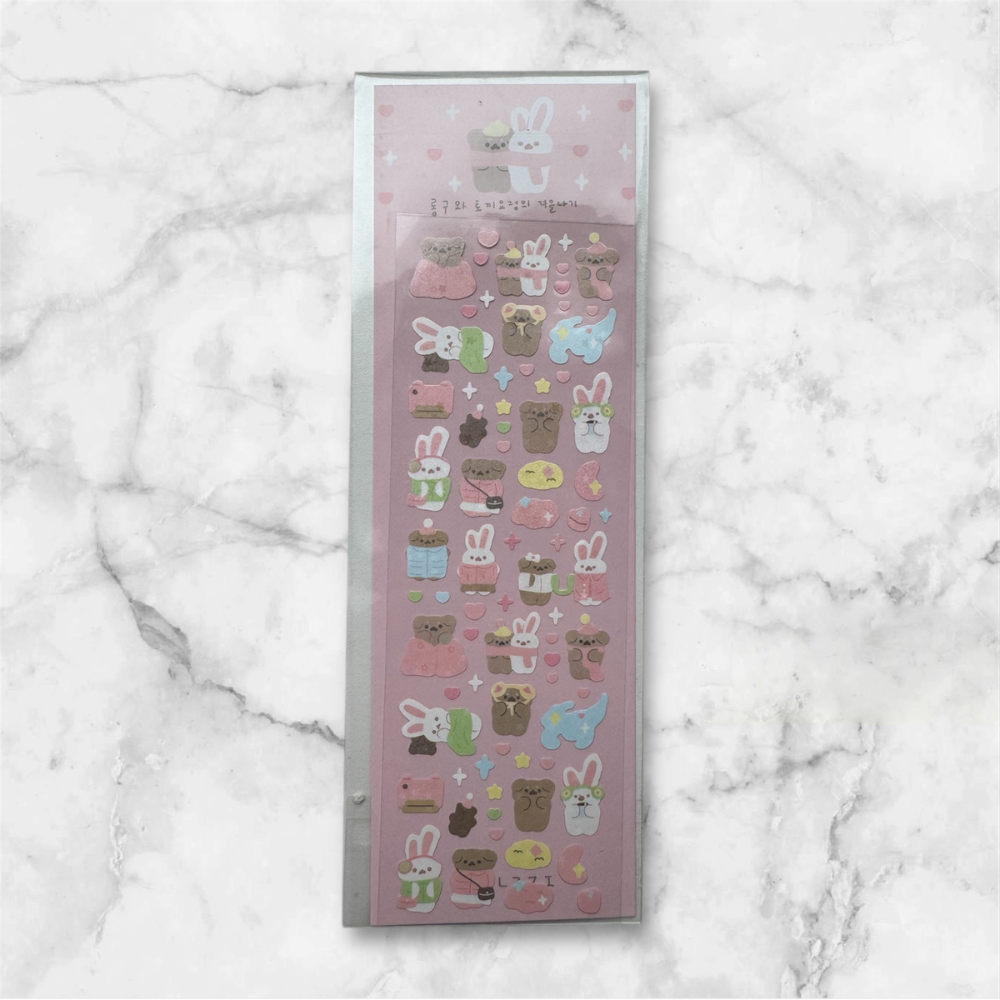 KOREAN BEAR STICKERS