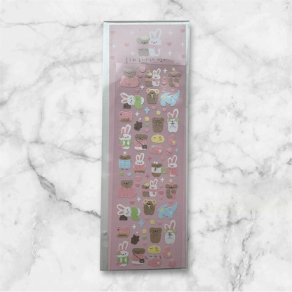 KOREAN BEAR STICKERS