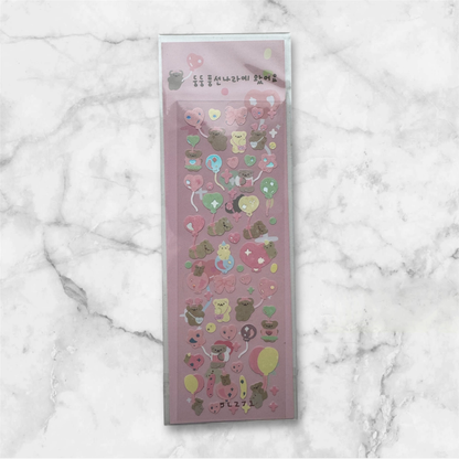 KOREAN BEAR STICKERS