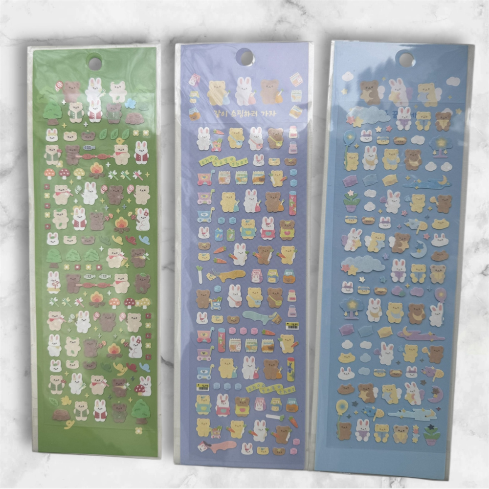 KOREAN BEAR STICKERS