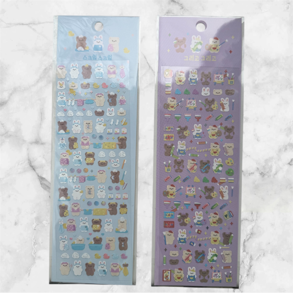 KOREAN BEAR STICKERS