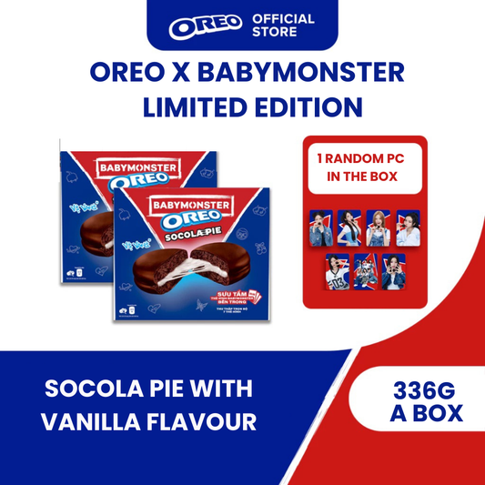 OREO X BABYMONSTER CHOCOLATE PIE WITH VANILLA FLAVOUR 336G PREORDER