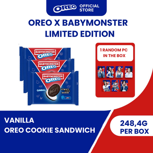 OREO X BABYMONSTER COOKIES WITH VANILLA FLAVOUR 248G PREORDER