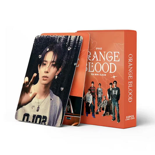 ENHYPEN ORANGE BLOOD LOMO CARDS 55 KS