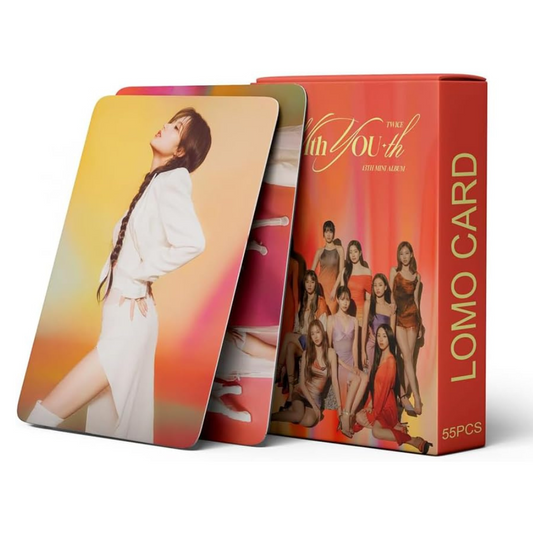TWICE WITH YOUTH LOMO CARDS 55KS