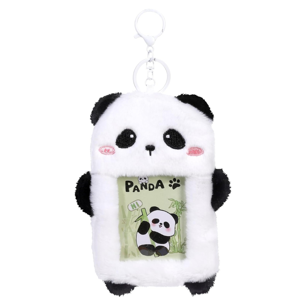 FLUFFY ANIMAL PHOTOCARD HOLDER