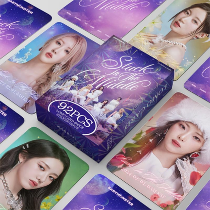 BABYMONSTER STUCK IN THE MIDDLE HOLOGRAPHIC LOMO CARDS 92PCS