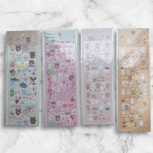 KOREAN BEAR STICKERS