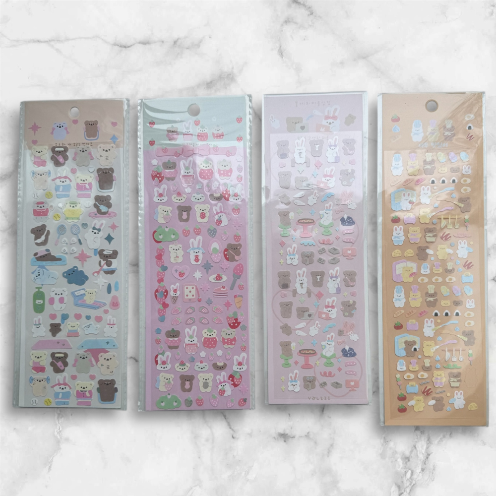 KOREAN BEAR STICKERS
