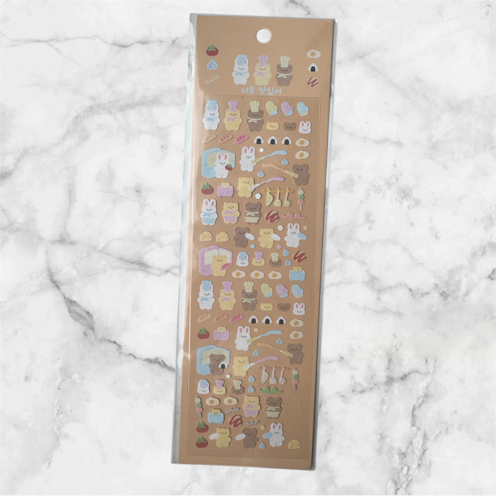 KOREAN BEAR STICKERS