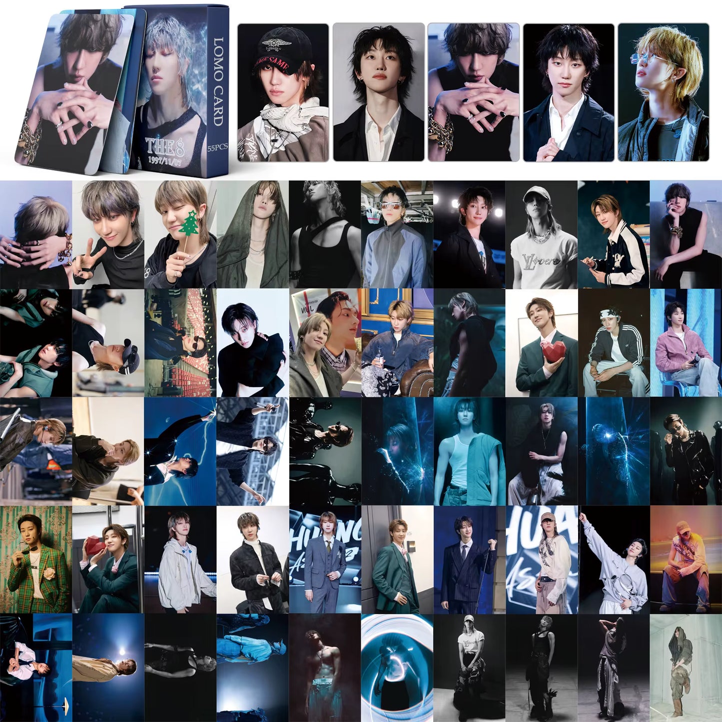THE 8 STARDUST LOMO CARDS 55KS