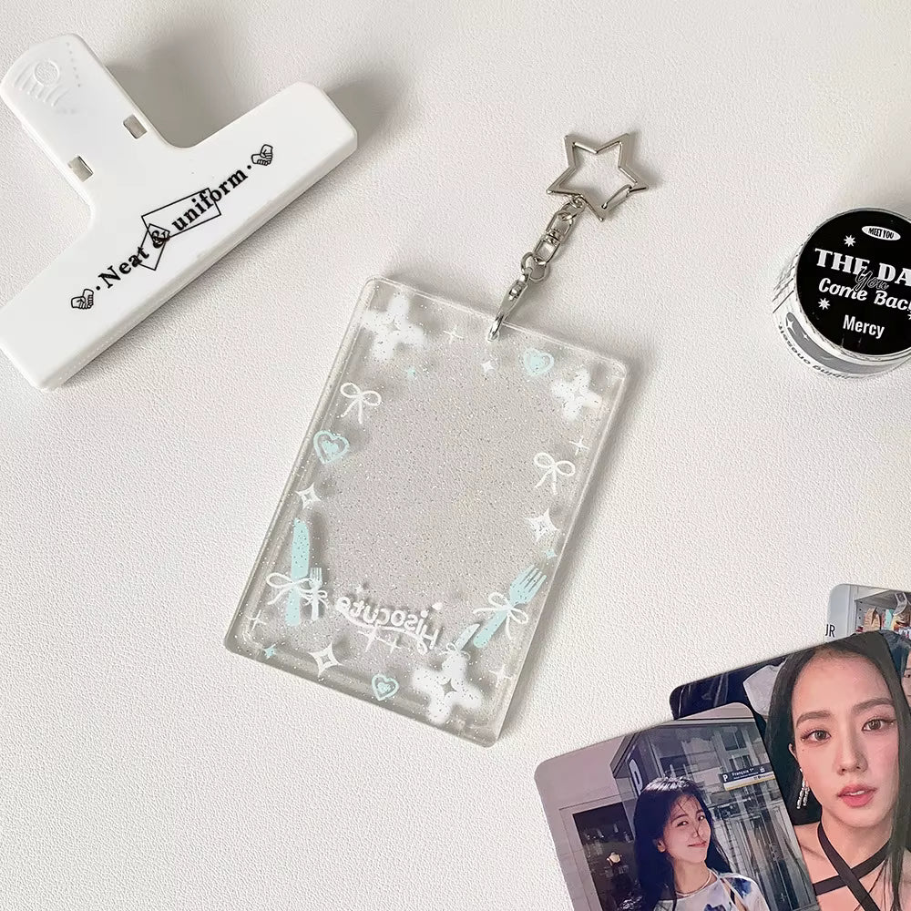 SPARKLY CLEAR PHOTOCARD HOLDER
