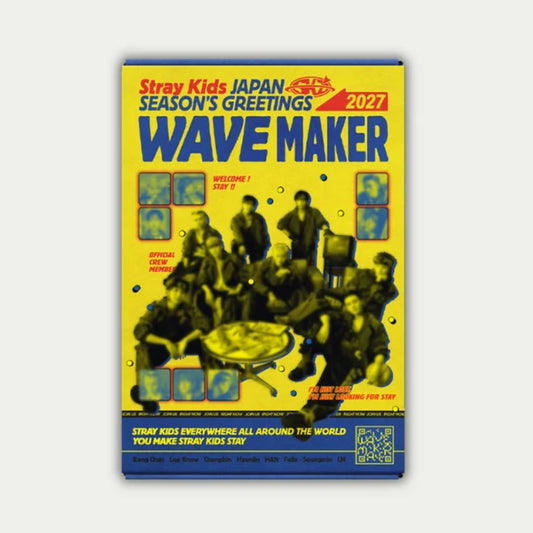 Stray Kids JAPAN SEASON’S GREETINGS 2027 “WAVE MAKER” PREORDER