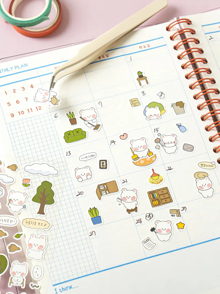 Balgre Bear Stickers 4ks