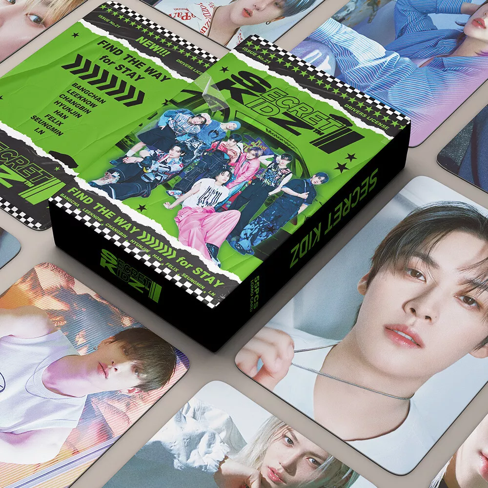 STRAY KIDS FIND THE WAY for STAY LOMO CARDS 55KS