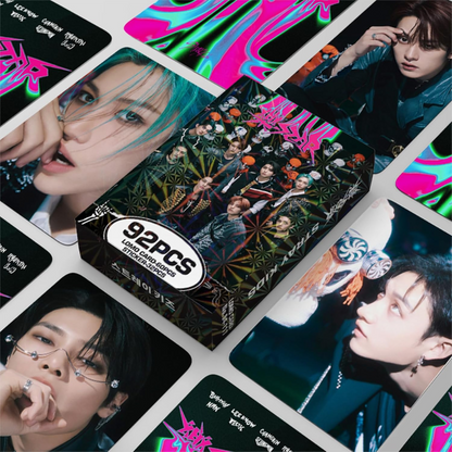 STRAY KIDS ROCK-STAR HOLOGRAPHIC LOMO CARDS 92PCS