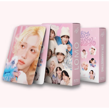 STRAY KIDS 5´OCLOCK 5TH FANMEETING LOMO CARDS 55PCS