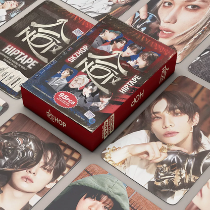 STRAY KIDS HIPTAPE HOLOGRAPHIC LOMO CARDS 95PCS