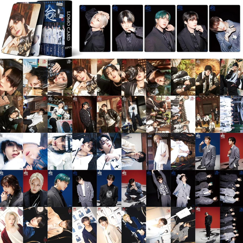 STRAY KIDS HOP HIPTAPE LOMO CARDS 55KS