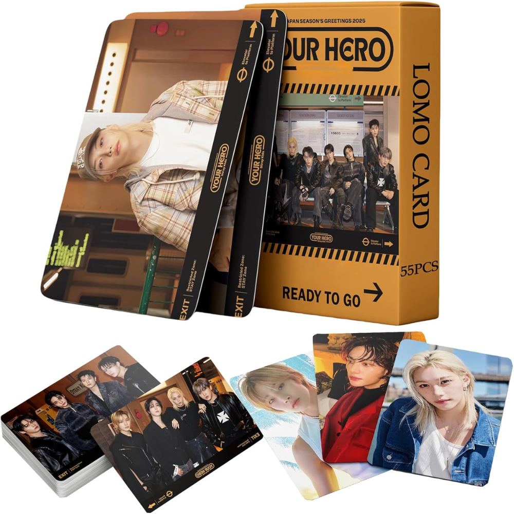 STRAY KIDS YOUR HERO LOMO CARDS 55KS